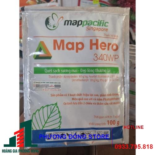 Thuốc trừ bệnh  Map Hero 340WP